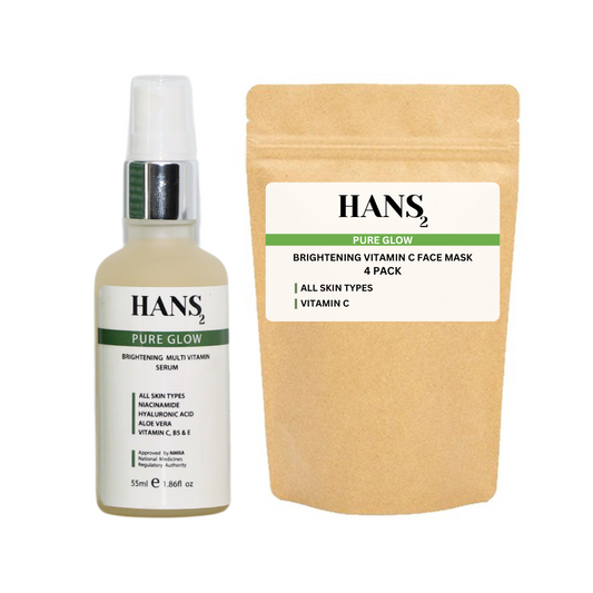 Multi Vitamin Serum 55ml & Face Mask Bundle
