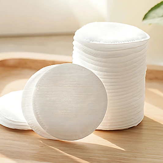 Premium Facial Cotton Pads Set - 80 Pcs